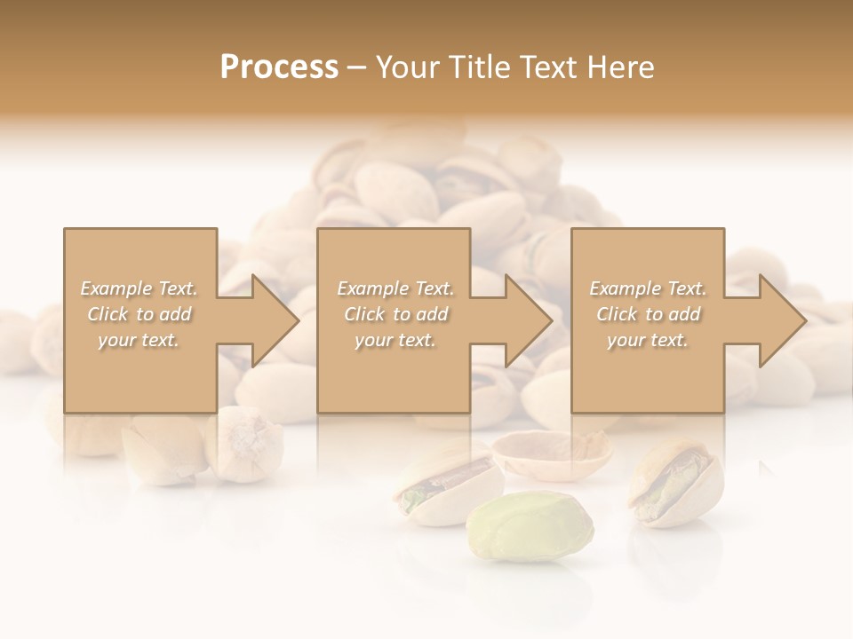 Peeled Nut Isolated PowerPoint Template