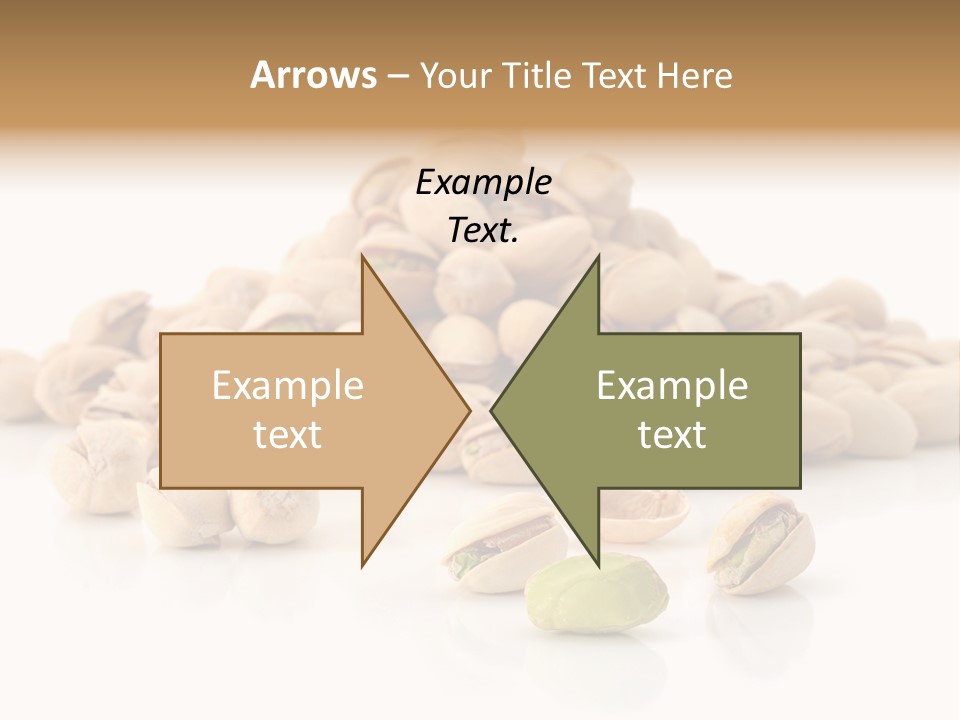 Peeled Nut Isolated PowerPoint Template