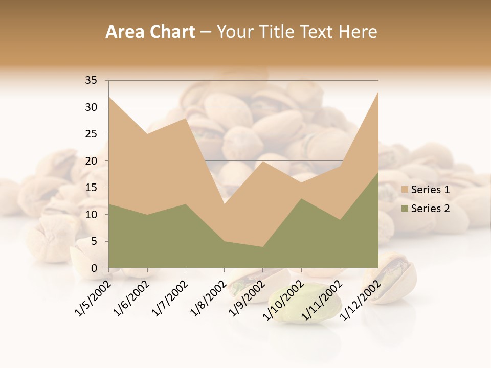 Peeled Nut Isolated PowerPoint Template