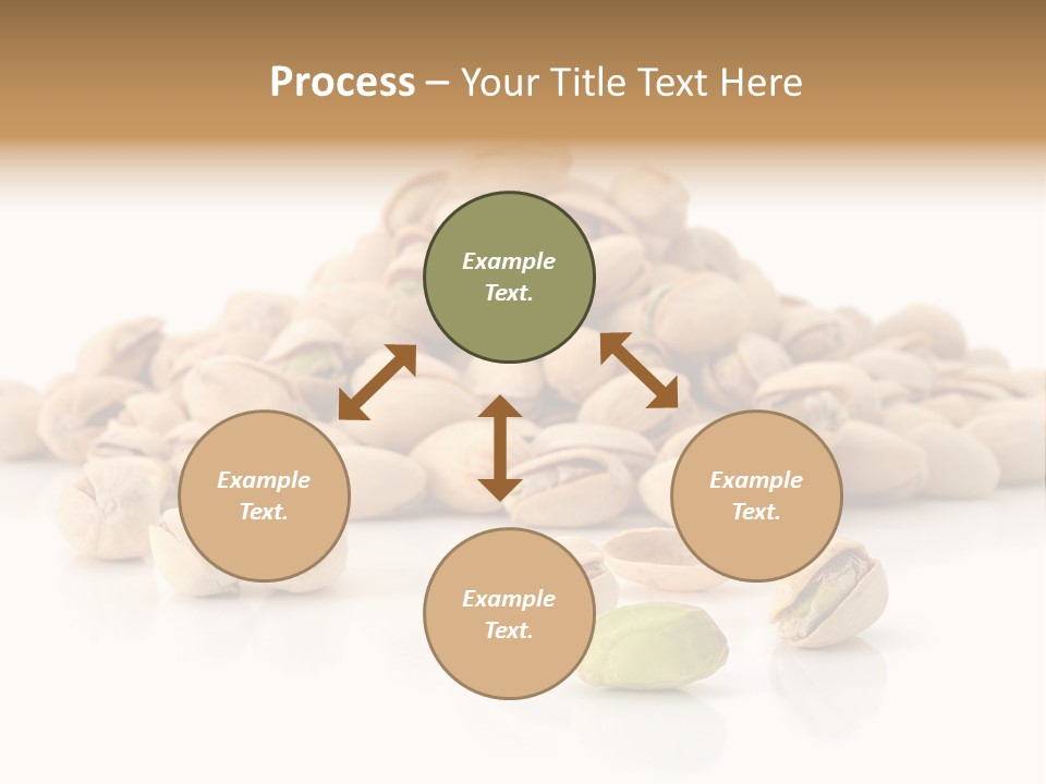 Peeled Nut Isolated PowerPoint Template