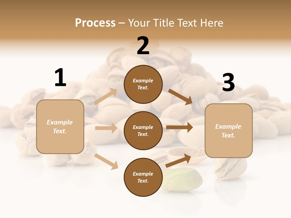 Peeled Nut Isolated PowerPoint Template