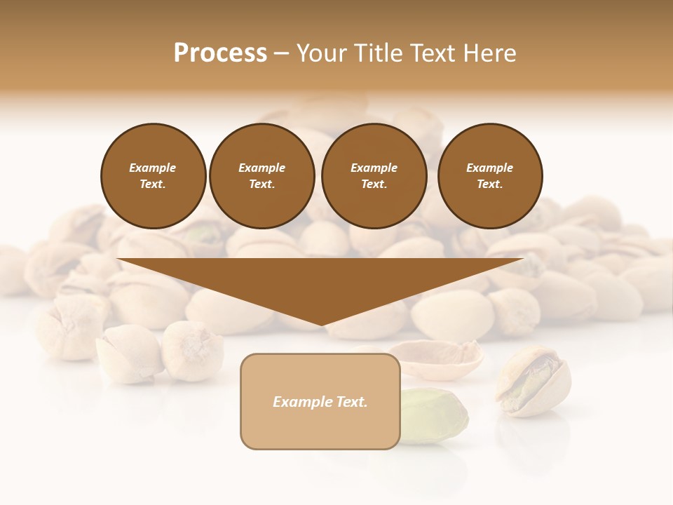 Peeled Nut Isolated PowerPoint Template