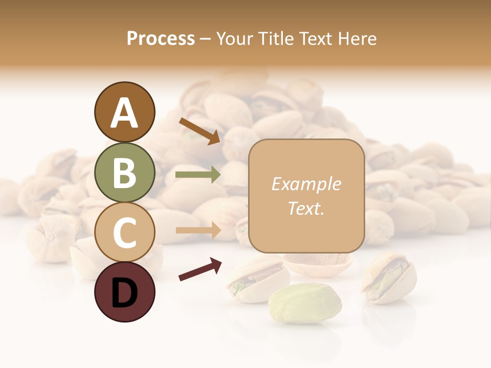 Peeled Nut Isolated PowerPoint Template