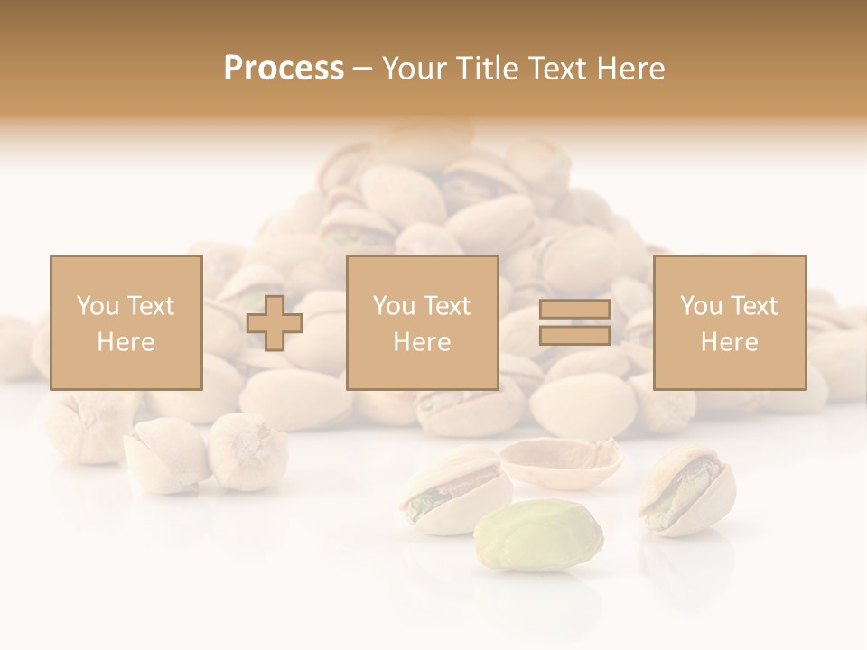 Peeled Nut Isolated PowerPoint Template