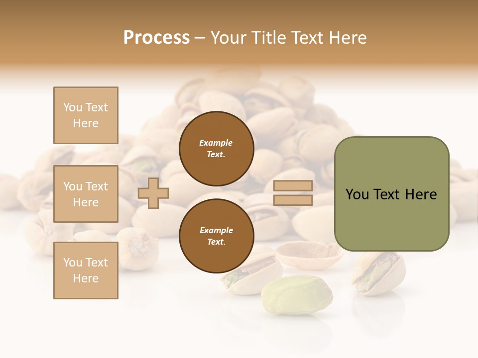 Peeled Nut Isolated PowerPoint Template