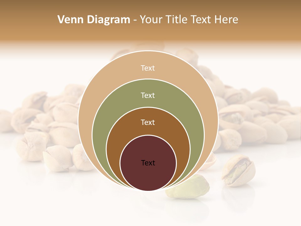 Peeled Nut Isolated PowerPoint Template