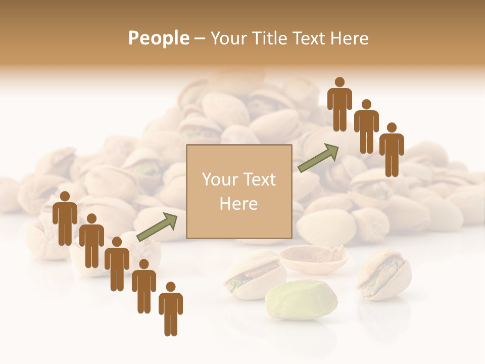 Peeled Nut Isolated PowerPoint Template
