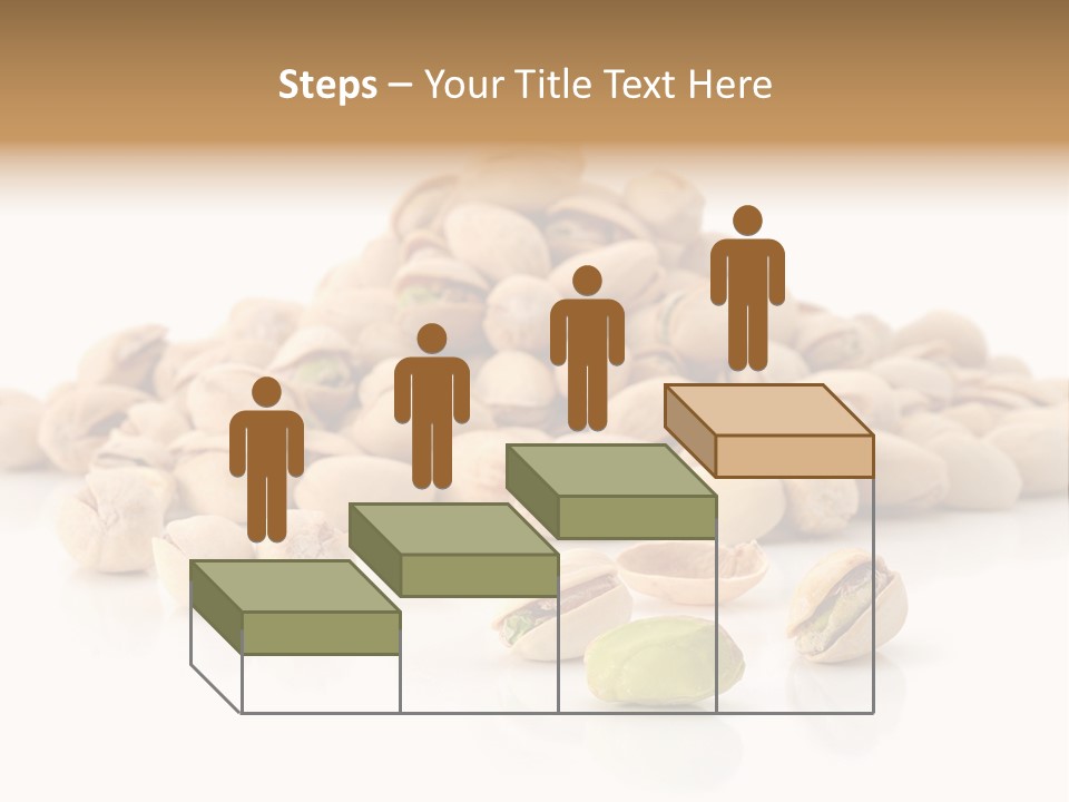 Peeled Nut Isolated PowerPoint Template