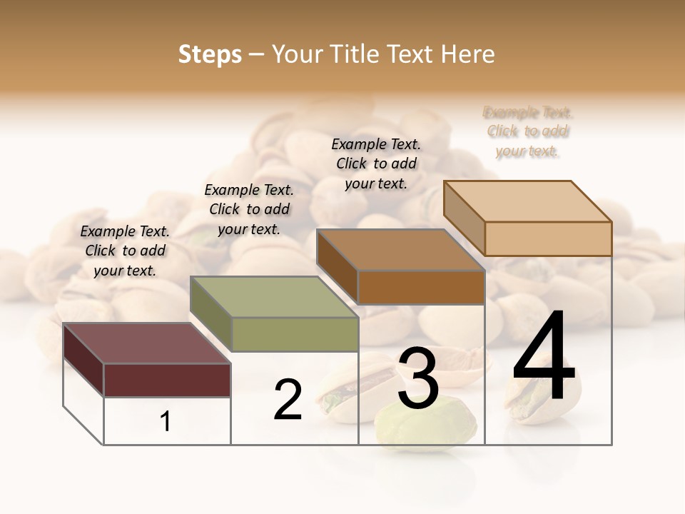 Peeled Nut Isolated PowerPoint Template
