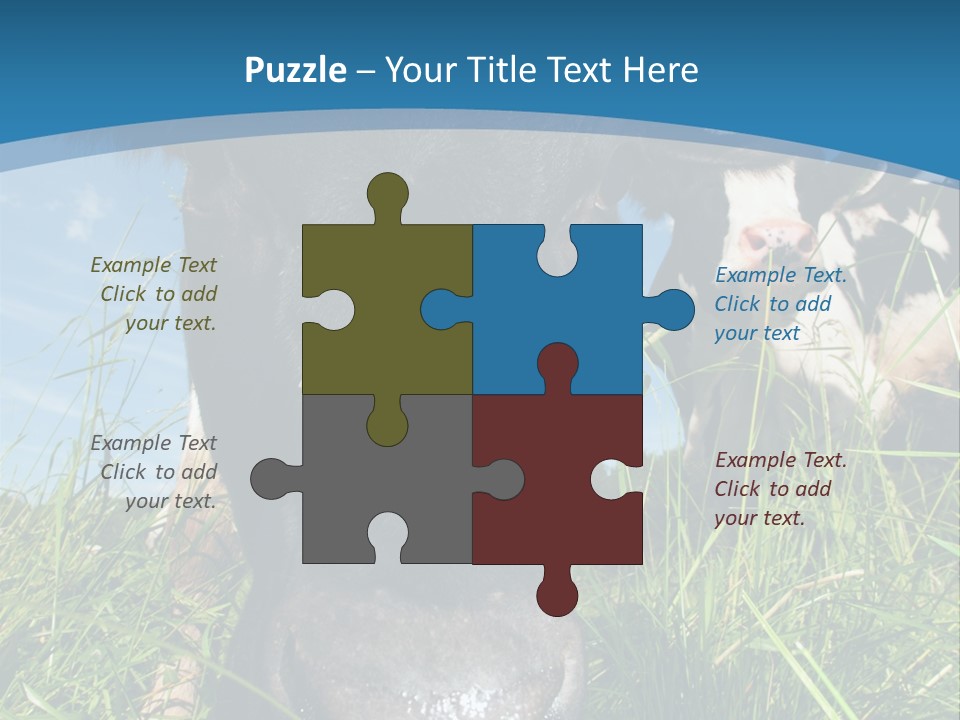 Ranch Cow Land PowerPoint Template