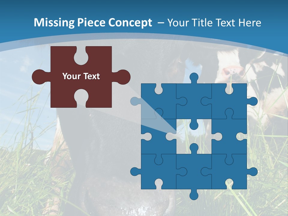 Ranch Cow Land PowerPoint Template