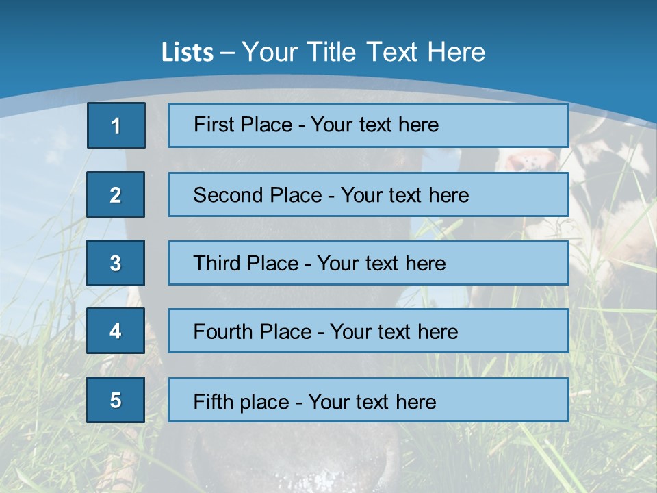 Ranch Cow Land PowerPoint Template