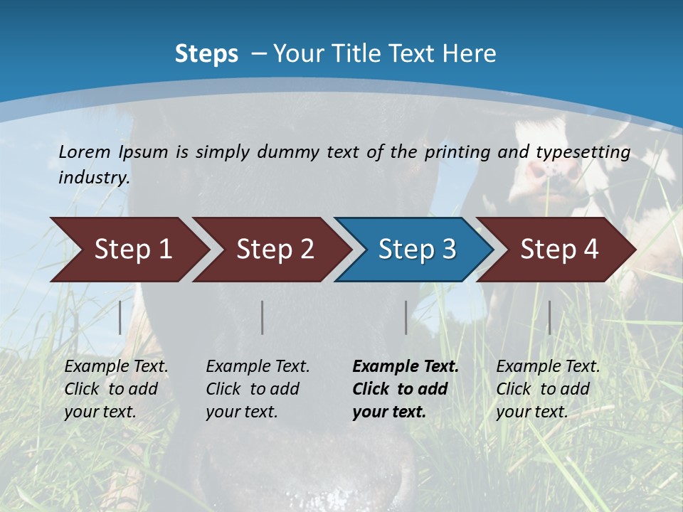 Ranch Cow Land PowerPoint Template