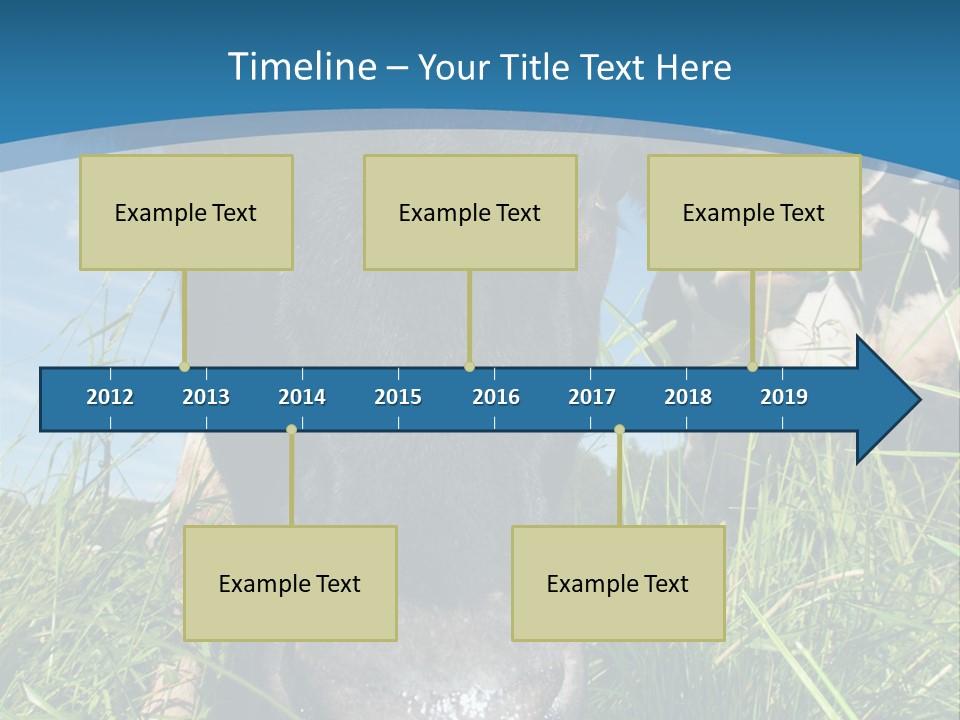 Ranch Cow Land PowerPoint Template