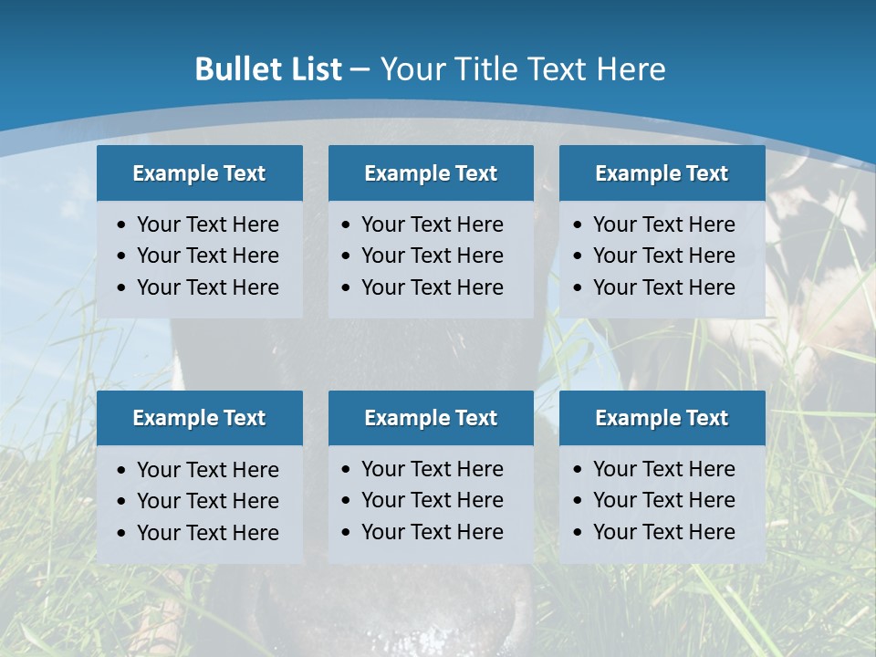 Ranch Cow Land PowerPoint Template