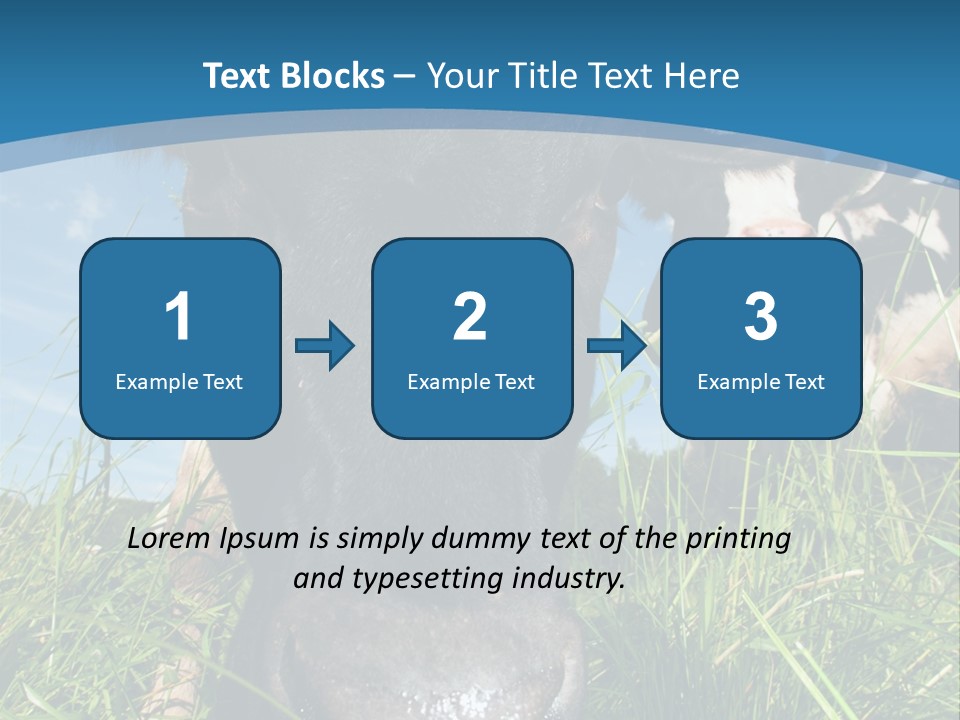 Ranch Cow Land PowerPoint Template