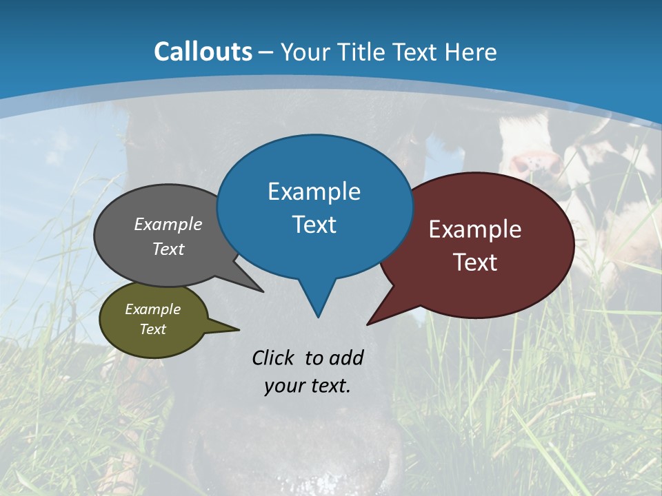 Ranch Cow Land PowerPoint Template