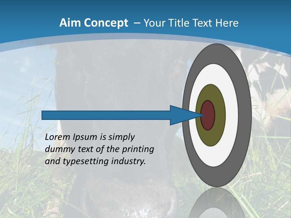 Ranch Cow Land PowerPoint Template