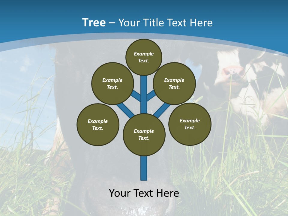 Ranch Cow Land PowerPoint Template