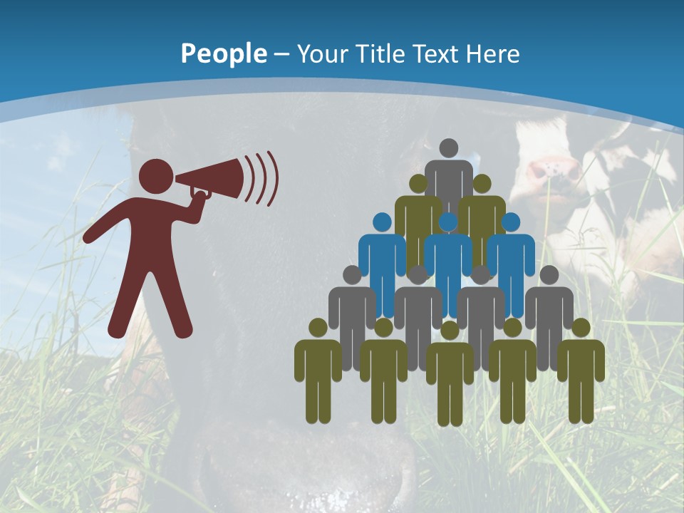 Ranch Cow Land PowerPoint Template