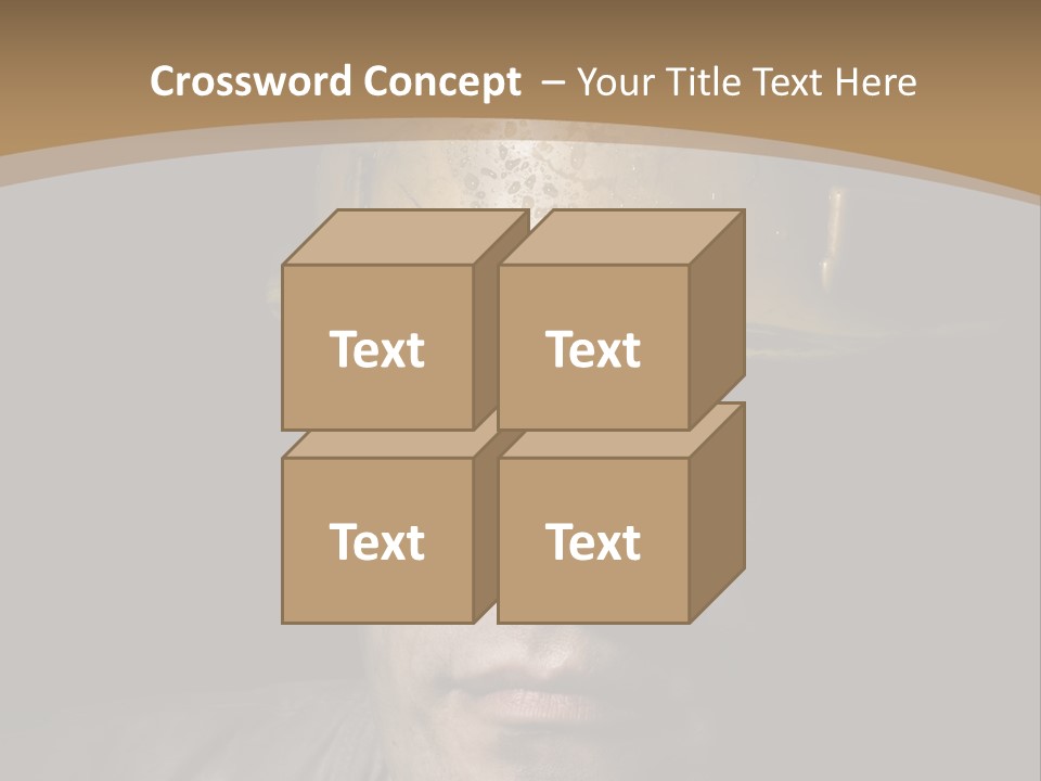 Part Men Miner PowerPoint Template