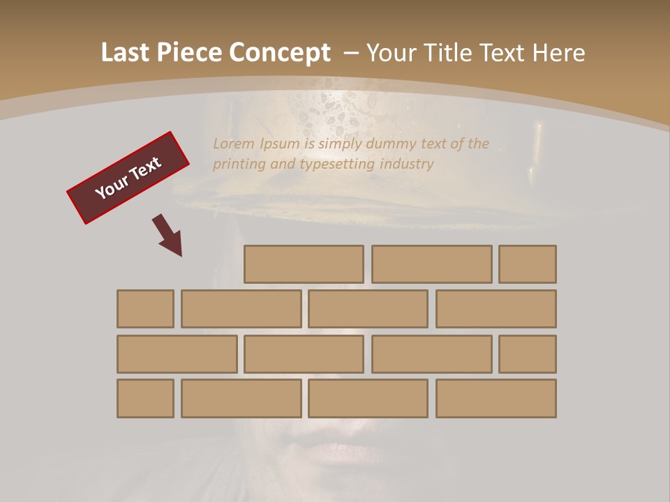 Part Men Miner PowerPoint Template