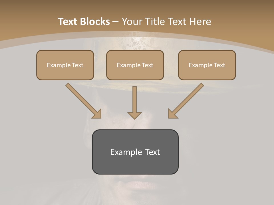 Part Men Miner PowerPoint Template