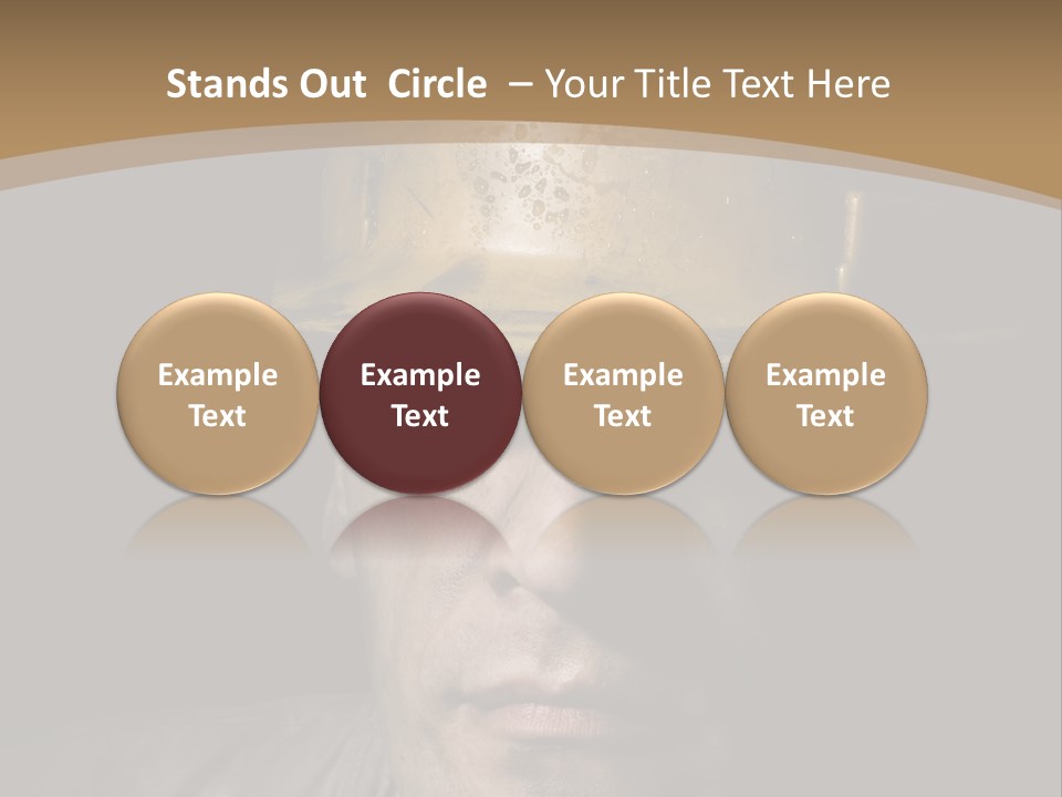 Part Men Miner PowerPoint Template