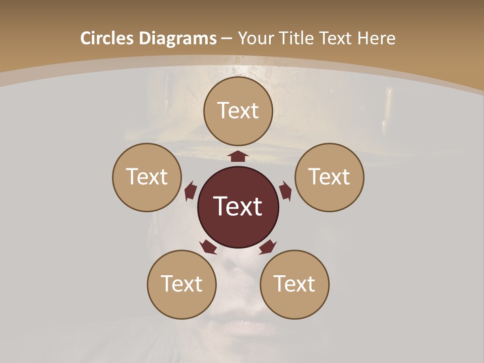 Part Men Miner PowerPoint Template