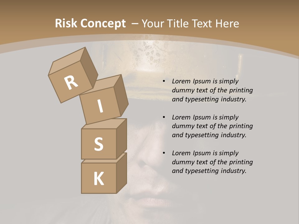 Part Men Miner PowerPoint Template