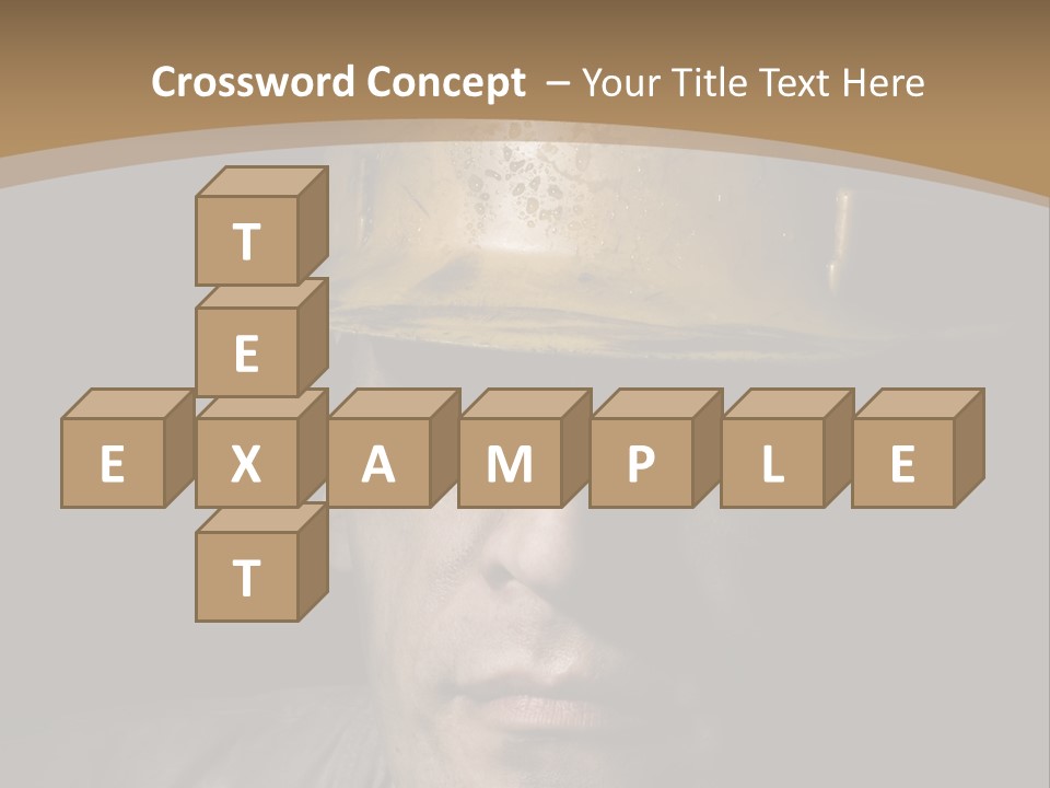 Part Men Miner PowerPoint Template