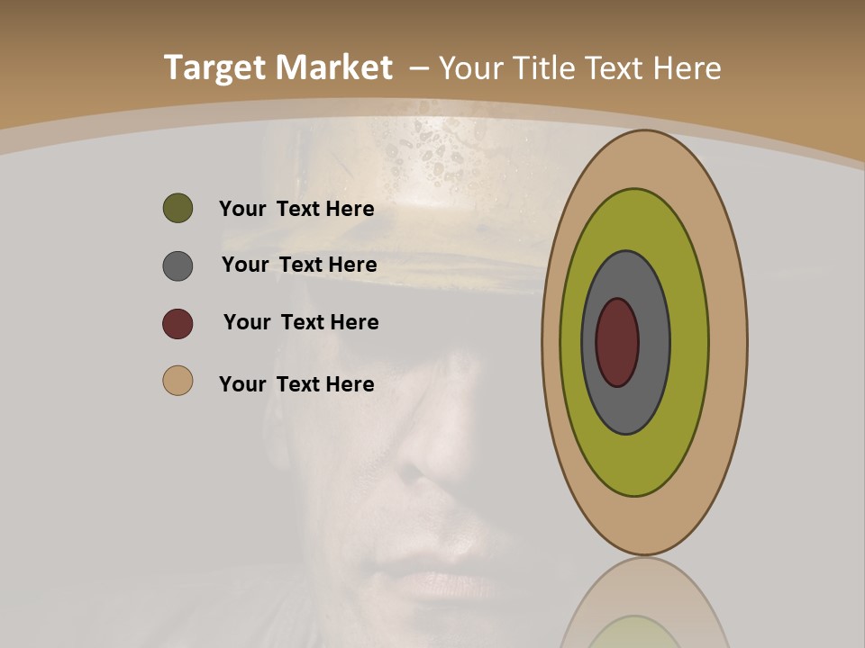 Part Men Miner PowerPoint Template