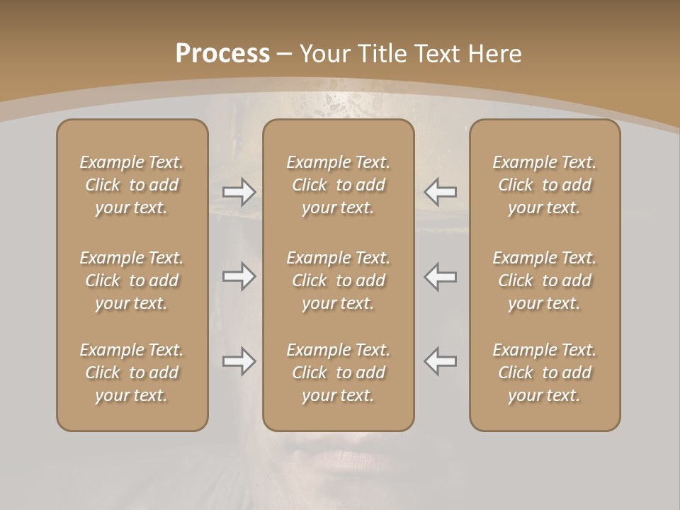 Part Men Miner PowerPoint Template