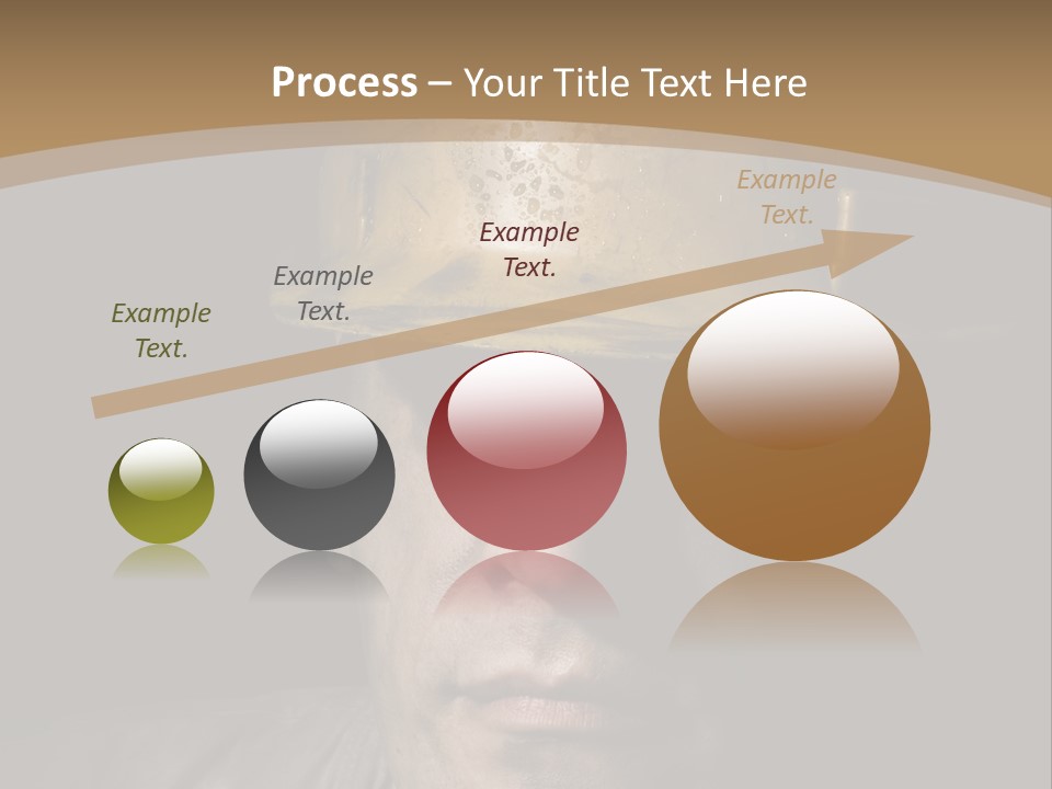 Part Men Miner PowerPoint Template