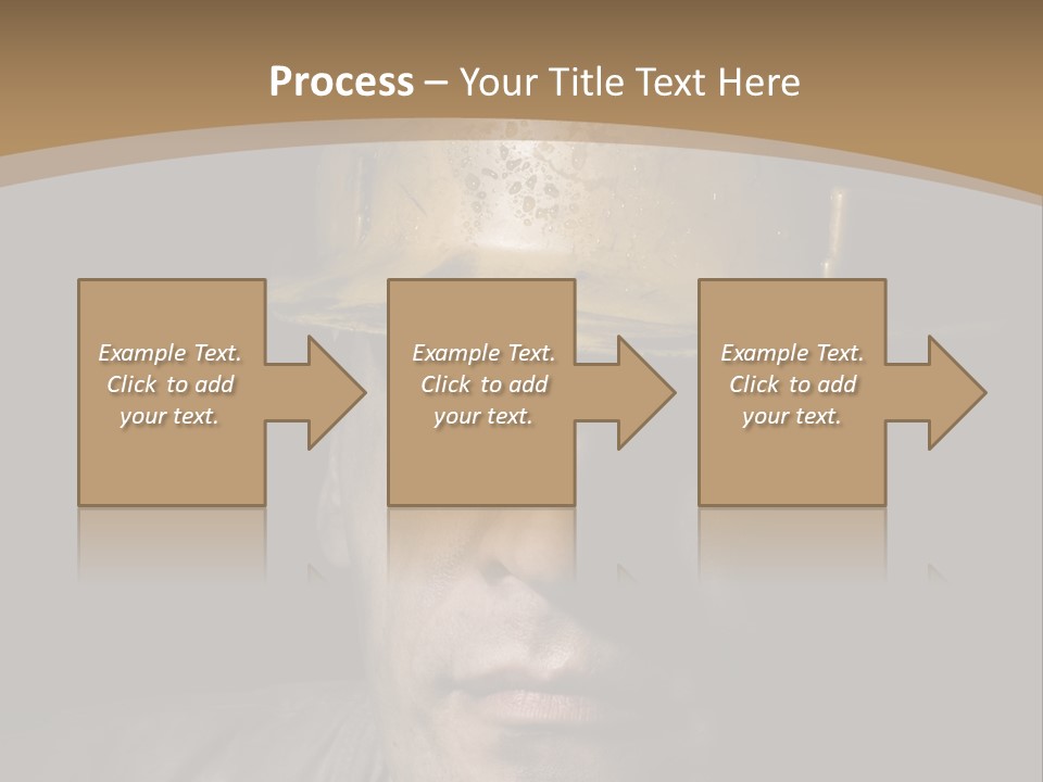 Part Men Miner PowerPoint Template