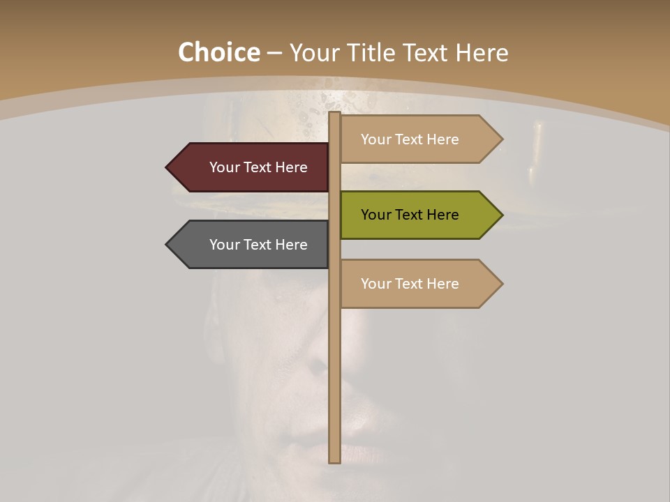 Part Men Miner PowerPoint Template