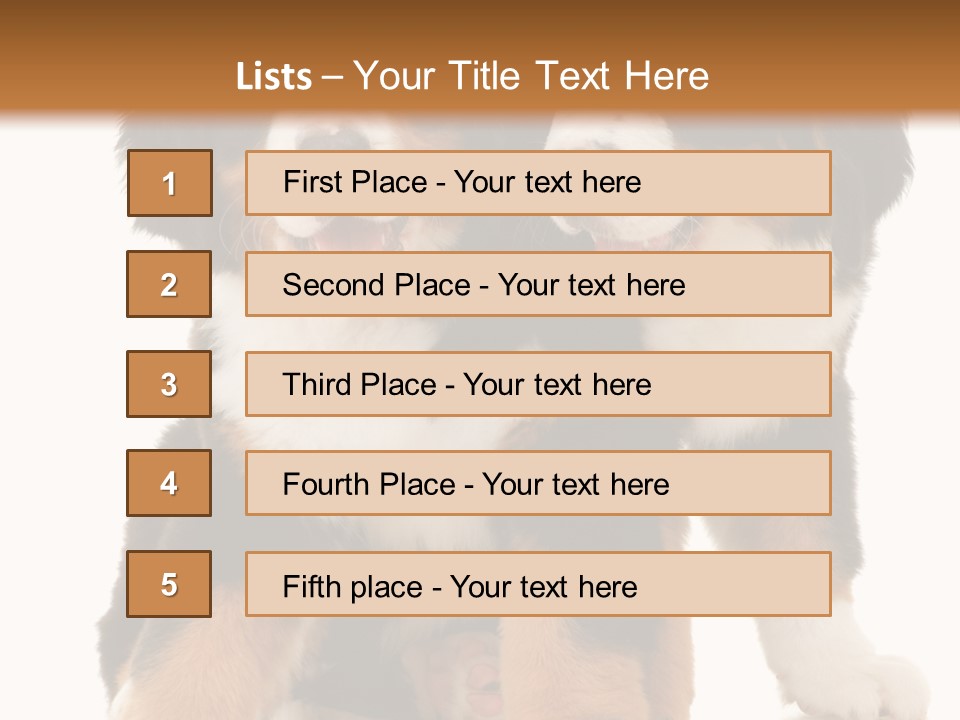 Shepherd Puppy Pup PowerPoint Template