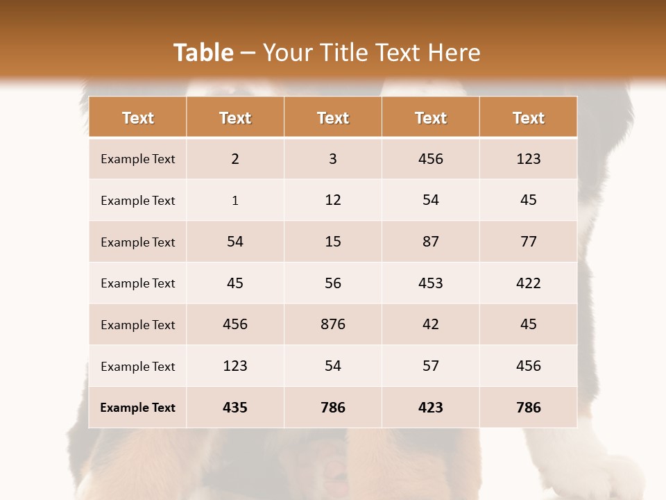 Shepherd Puppy Pup PowerPoint Template