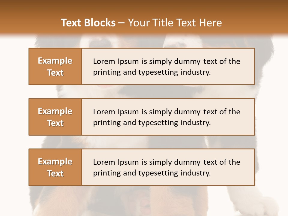 Shepherd Puppy Pup PowerPoint Template