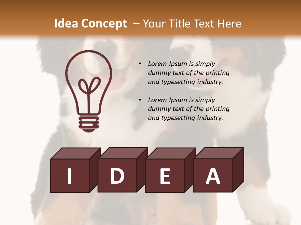 Shepherd Puppy Pup PowerPoint Template