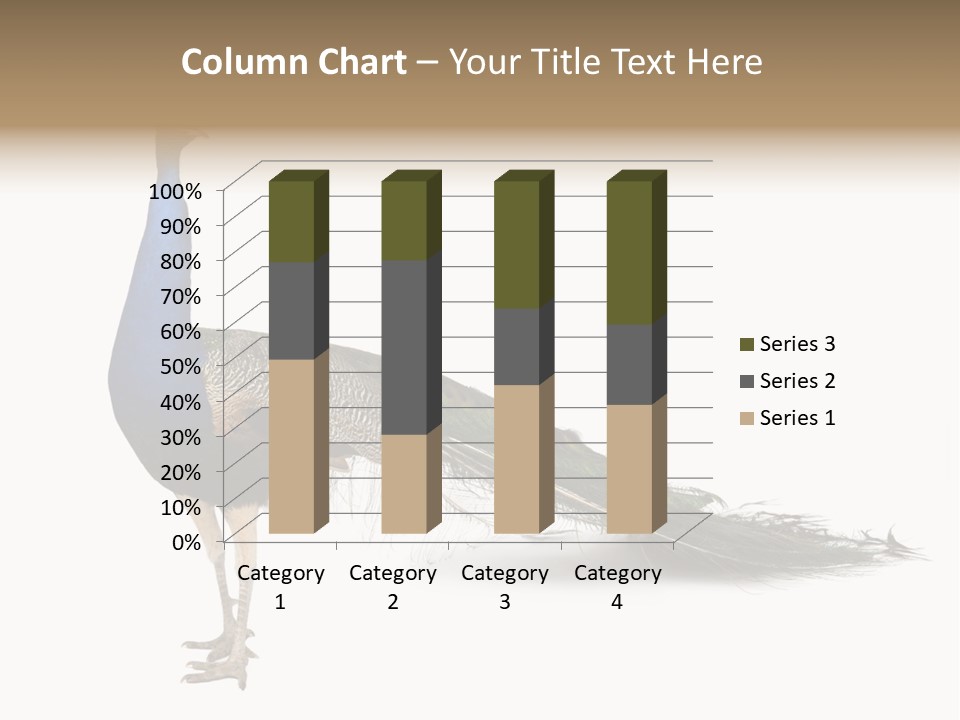 No People Bird Behavior PowerPoint Template