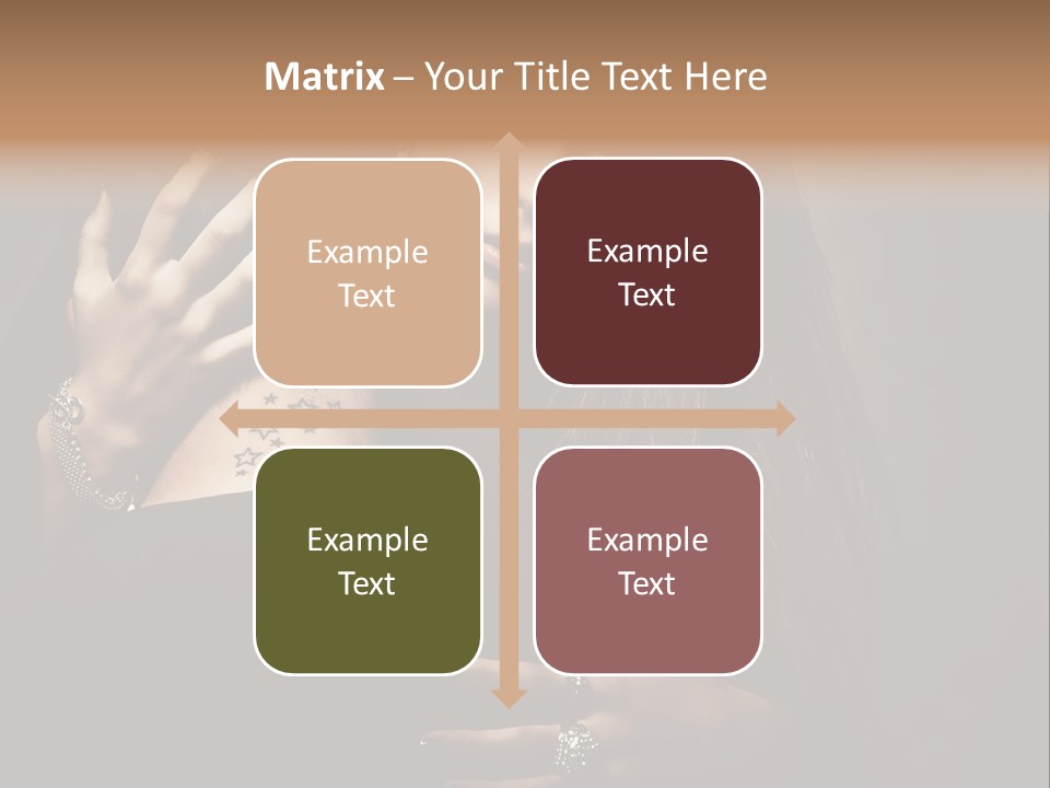 Sexy Hair Relationship PowerPoint Template