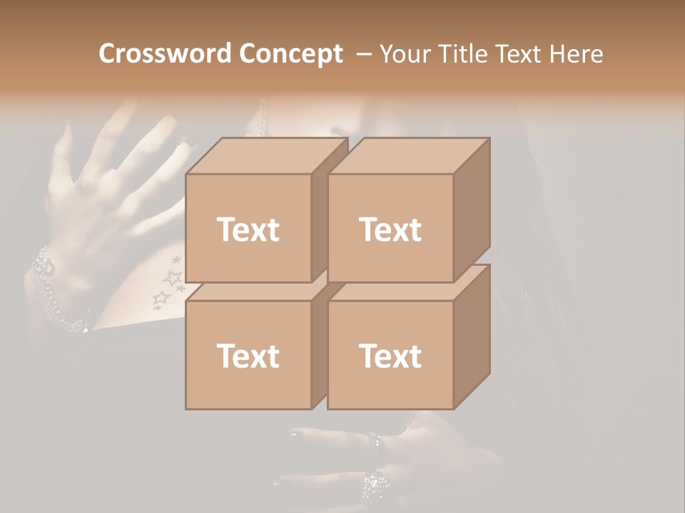 Sexy Hair Relationship PowerPoint Template