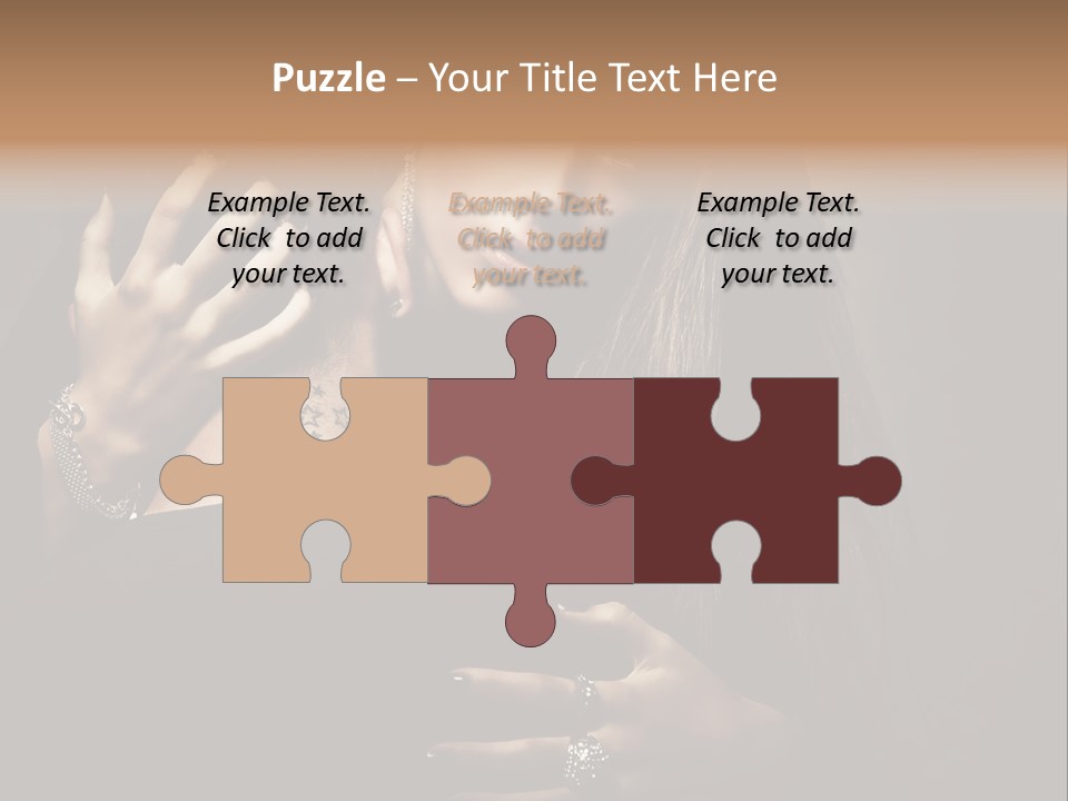 Sexy Hair Relationship PowerPoint Template