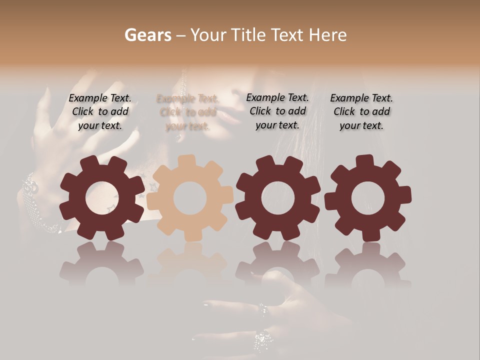 Sexy Hair Relationship PowerPoint Template