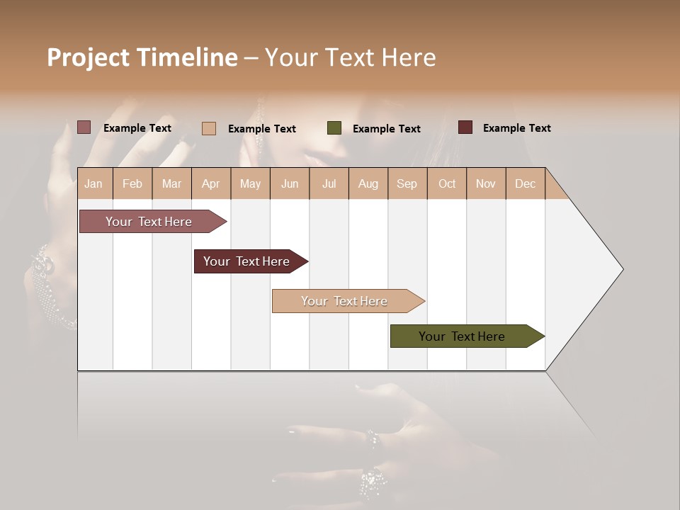 Sexy Hair Relationship PowerPoint Template