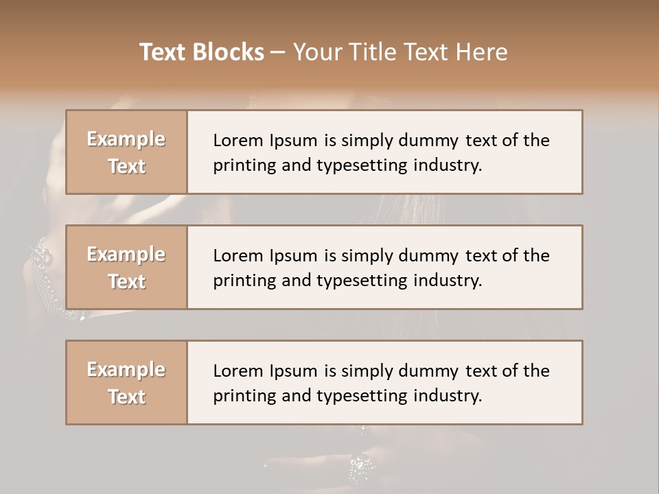 Sexy Hair Relationship PowerPoint Template