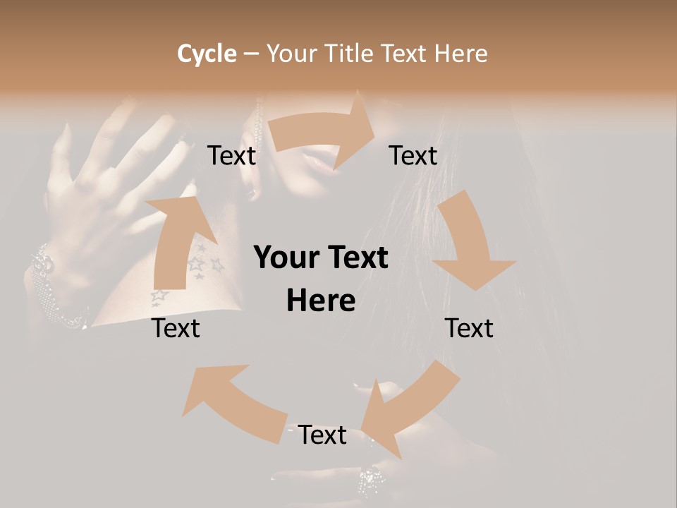 Sexy Hair Relationship PowerPoint Template