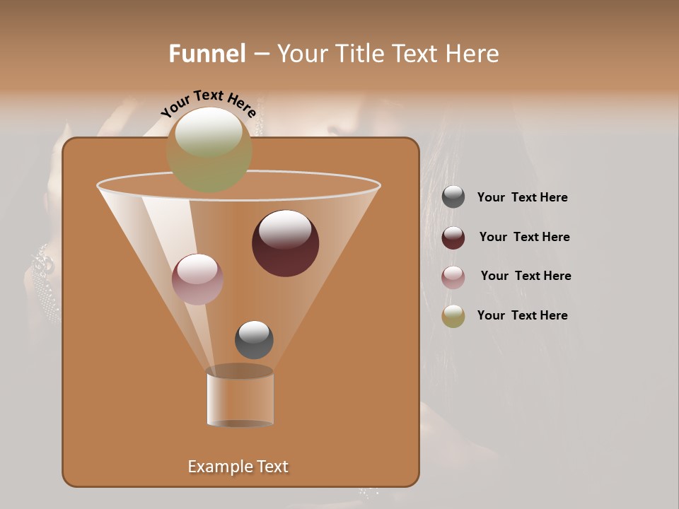 Sexy Hair Relationship PowerPoint Template