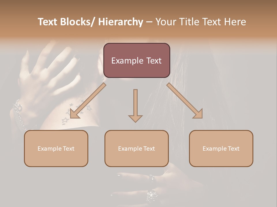 Sexy Hair Relationship PowerPoint Template